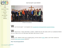 Tablet Screenshot of gospelchor-doenberg.de